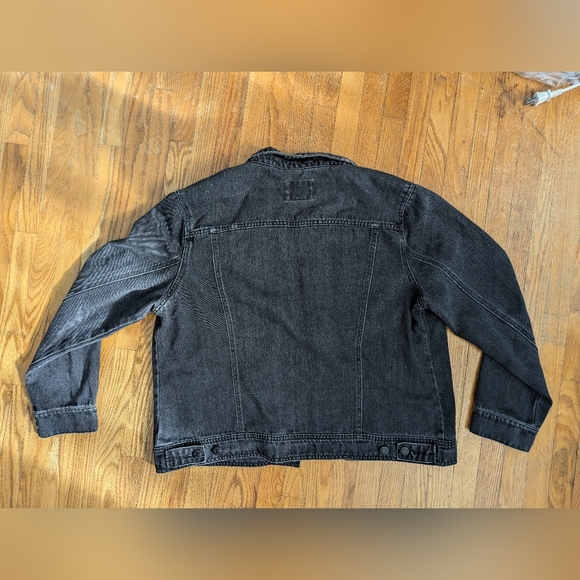 Old Navy Black Denim Jacket XL - Picture 3 of 3